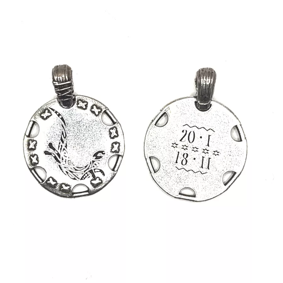 Pendant signe du zodiaque Amérindien loutre