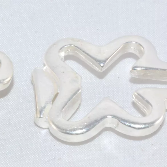 3 Fermoirs boucle pour cuir plat 10mm