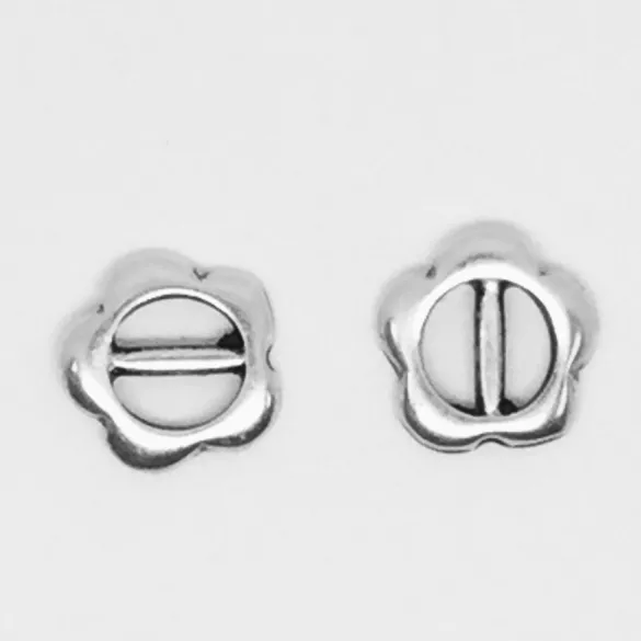 Intercalaire fleur pour cuir ou tissus 5mm