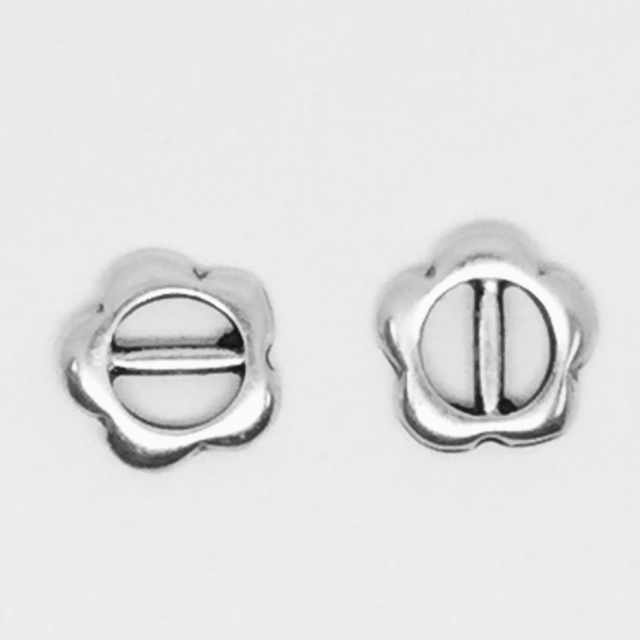 Intercalaire fleur pour cuir ou tissus 5mm