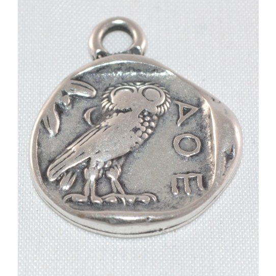 Pendant - medal with owl